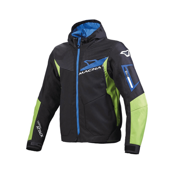 Macna Softshell MC Jacket Imbuz Negro /Verde
