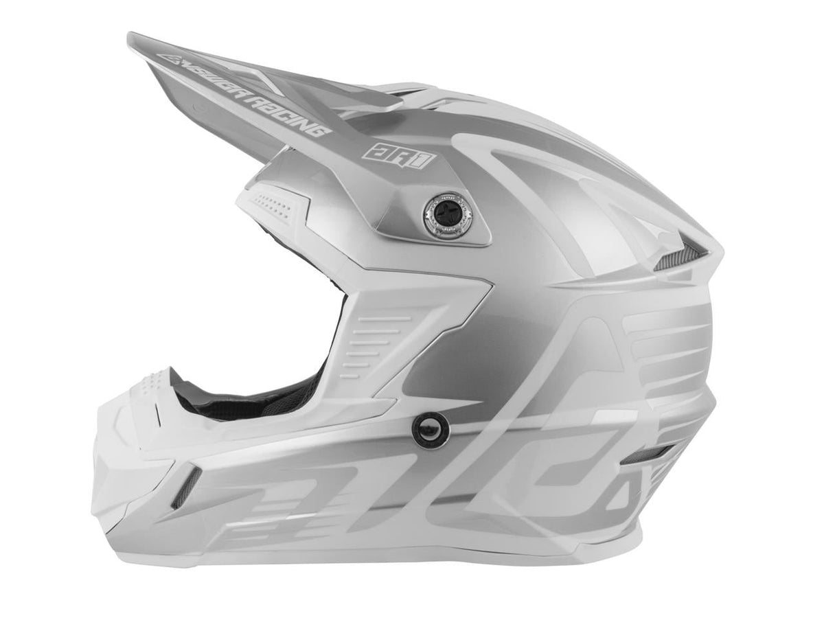 Respuesta Casco cruzado Ar1 de borde Articular Arciélago/Blanco