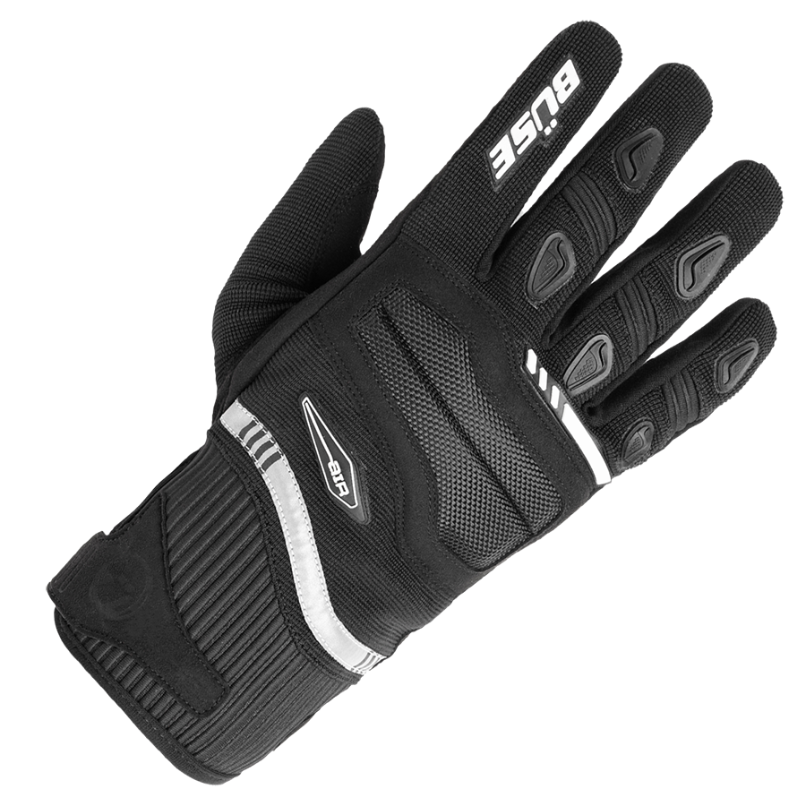 Büse MC-GLOVES FRESH NEGRO /WHITE