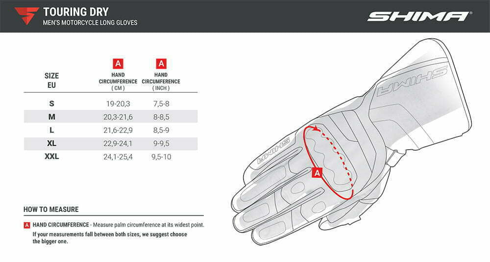 Shima Mc Gloves impermeables Touring Dry