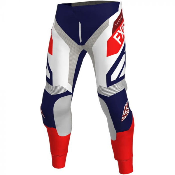 Pantalones cruzados FXR Podium MX 20 Army /White /Red /Maroon