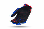 Guantes cruzados ovni azul