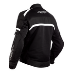 Rst textile mc-jacket pilot black /white