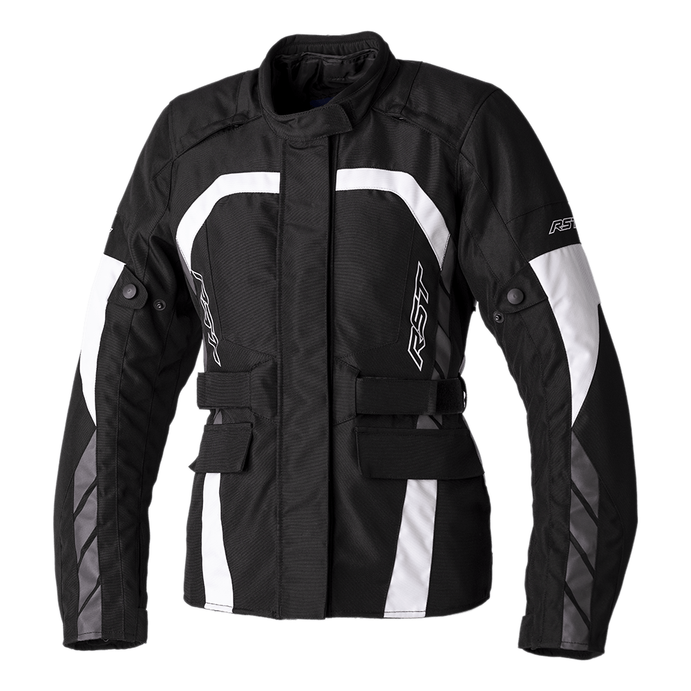 RST Ladies Textil Mc Jacket Alpha 5 Black /White