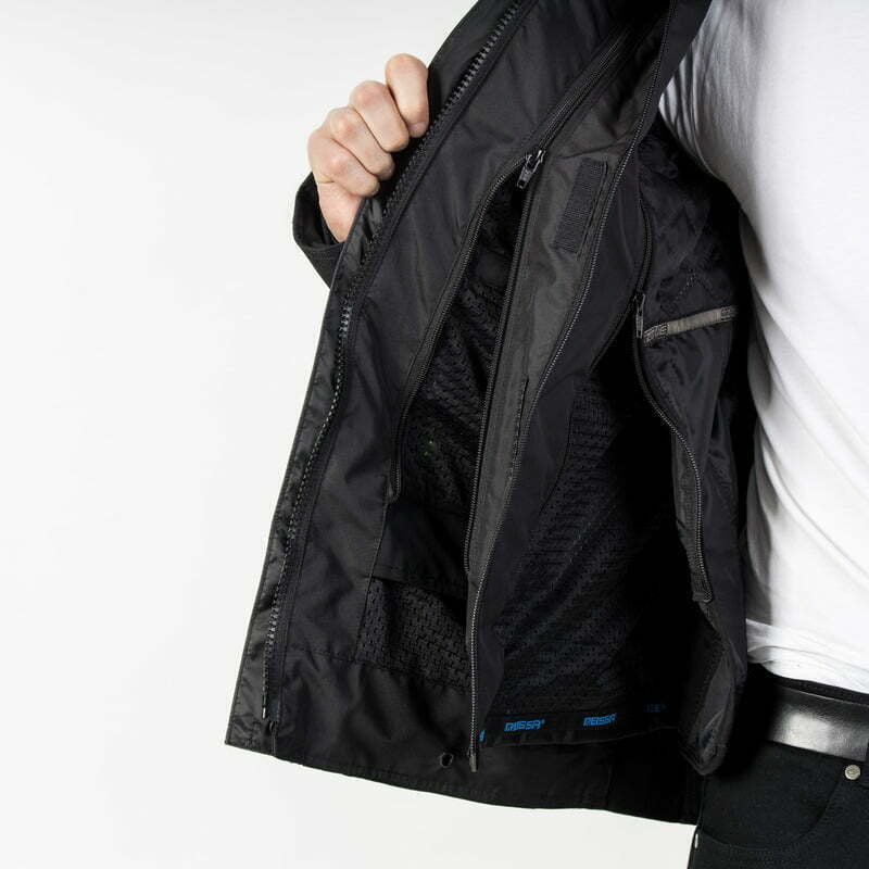 Ozono textil mc-jacket tour iii negro /gripe