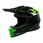 Ovnis cross mc casco intrepid negro /verde