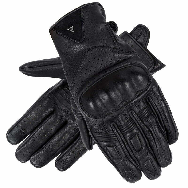 Rebelhorn Mc-Gloves Thug II Perforado Negro