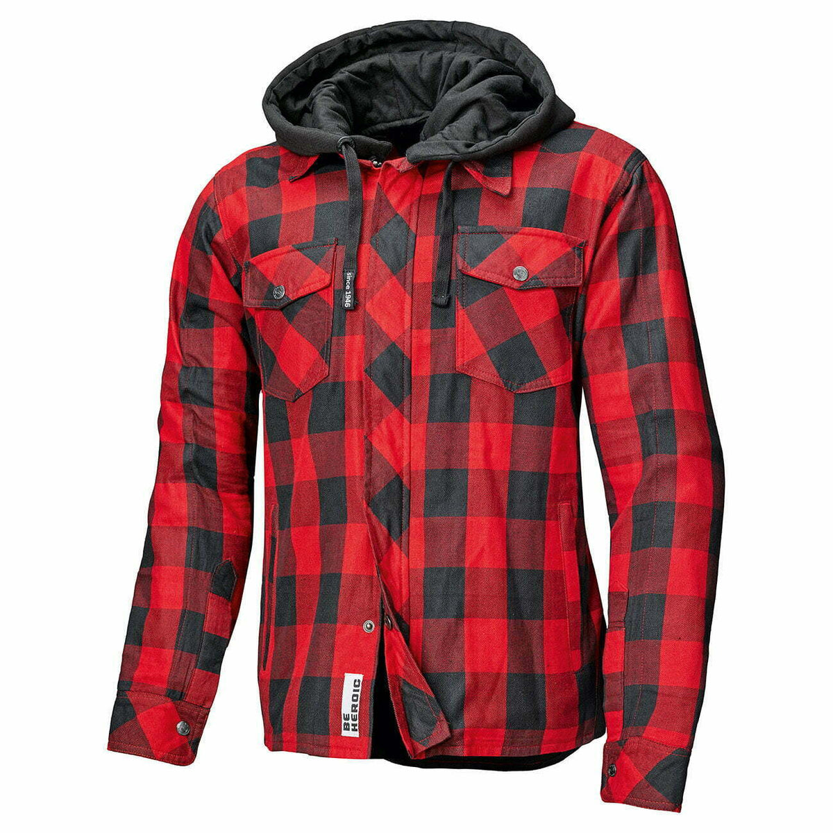 Held Kevlar MC shirt Lumberjack II Black /Red