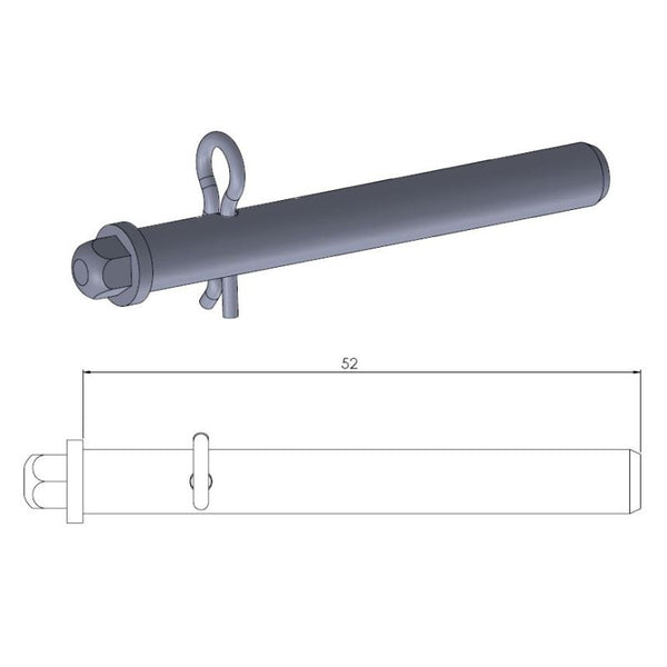 Pin de la pastilla de freno de Moto-Master 213030