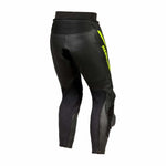 Rebelhorn MC Pantalones de cuero Caza Negro /Gripe