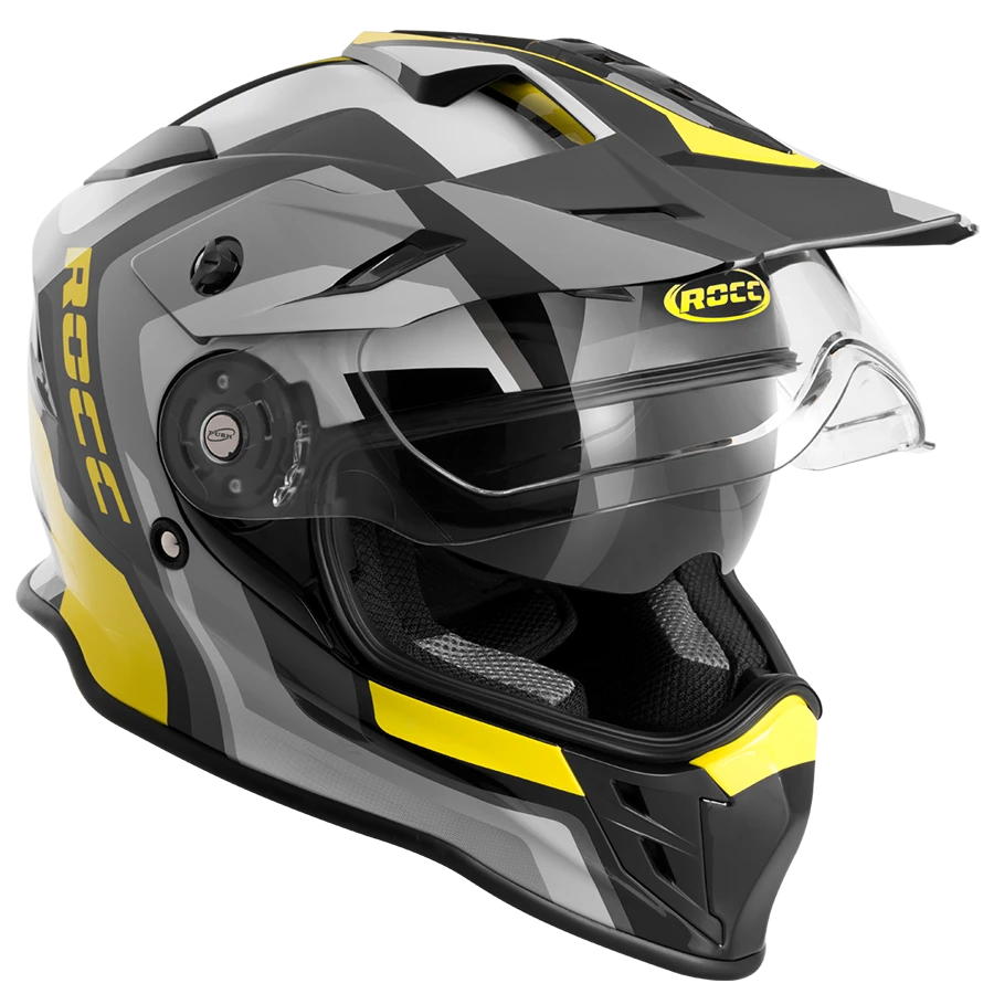 ROCC 781 Adventure MC Casco Negro /Gripe