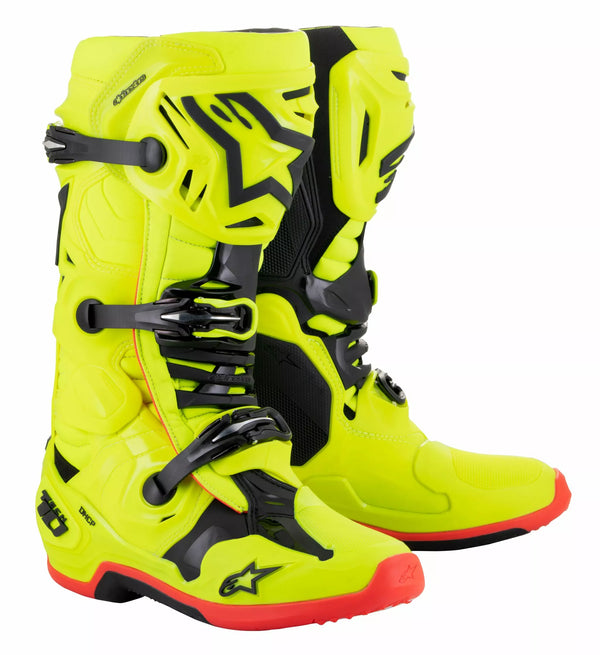 Alpinestars (MX) Boot Tech 10 YLW/BK/RD 13 2010020-533-13