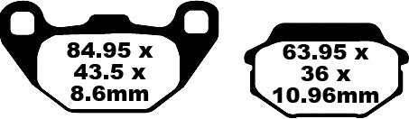 EBC Brake Tads SFA Org Scooter SFA305