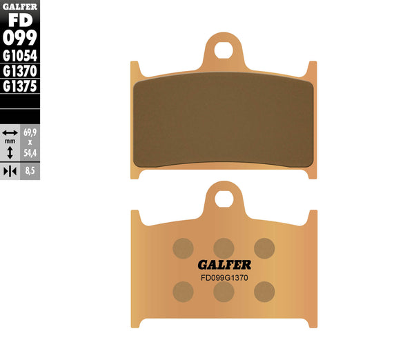 Padera de freno Galfer sinterizada FD099G1370