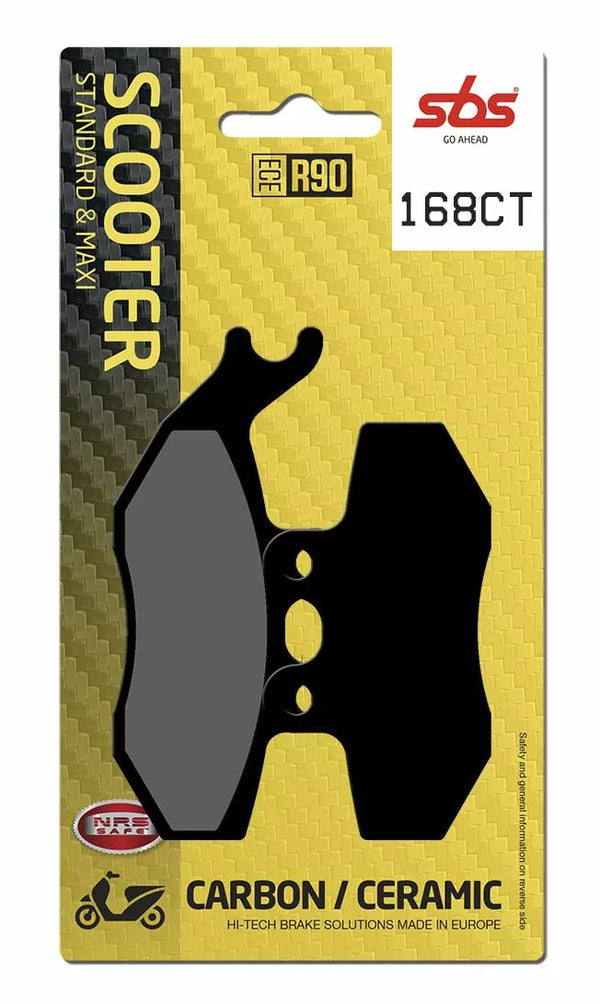 SBS BRAKE PAD CAR/CER SCOOT 168CT