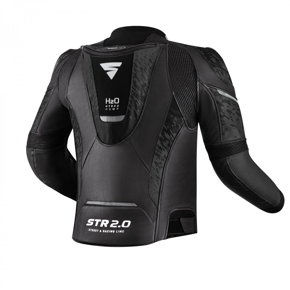 Chaqueta de cuero shima mc str 2.0 negro