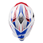 Ovni aventura mc casco aries blancos /azul /rojo