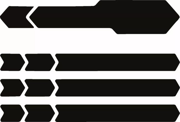 Cadena de calcomanías de algis Gd Bk Gloss Bk.G07.002