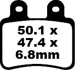 EBC Brake Tads SFA Org Scooter SFA350