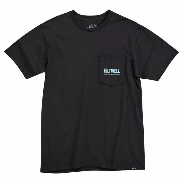 BILTWELL TEE OLD JUNK POCK BK BK XL 8102-136-005