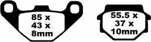 EBC Brake Tads SFA Org Scooter SFA067