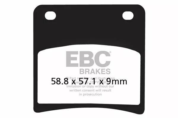 EBC Brake Tad Vee Semisntrd FA146V