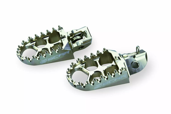 Footpegs de cicatriz EVO SX85 18- Sil S5511t