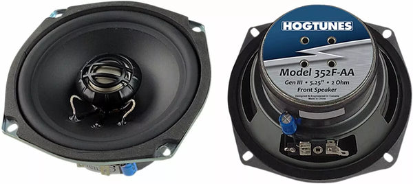 Hogtunes 2 ohm 5.25 altavoces delanteros 06-1 352F-AA