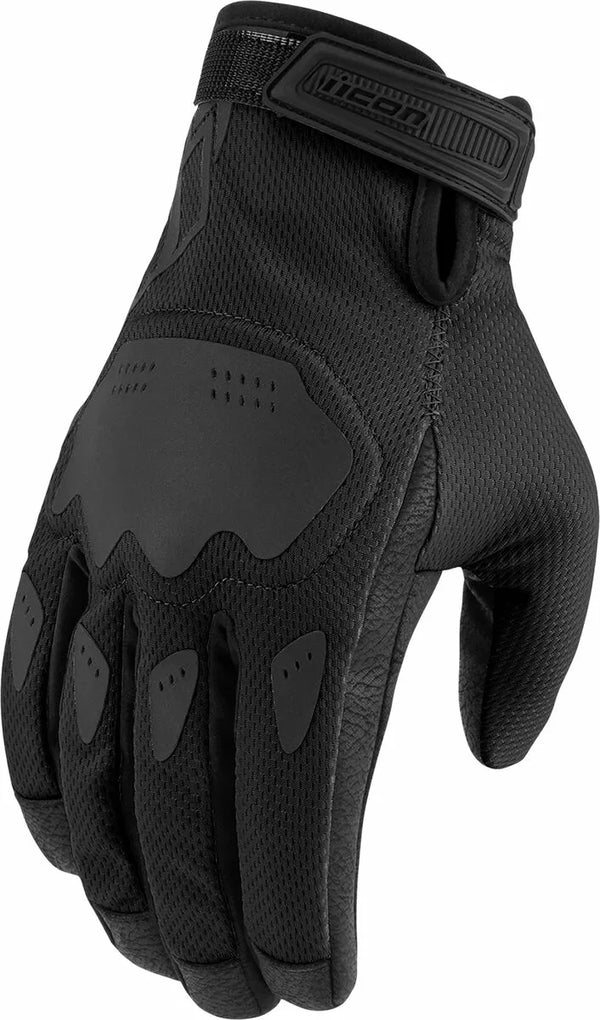 ICON GLOVE HOULIGAN CE BK 2X 3301-4358