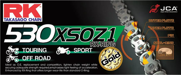 RK Chain RK530XSOZ1 GG 100R GB530XSOZ1-100 CLF