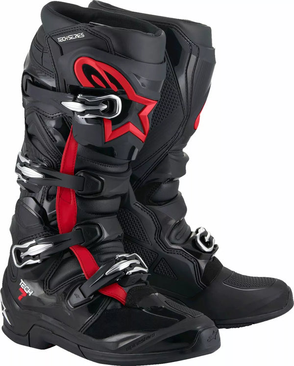 Alpinestars (MX) Boot Tech 7 Black/Red Flo 7 2012025-1030-7