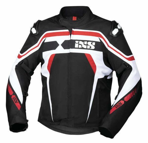 IXS Textile MC Jacket RS-700 PCS Negro /Rojo /Blanco