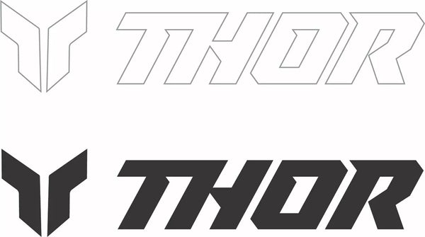 Thor Decal Thor 6pk 9 in BK WH 4320-2593.
