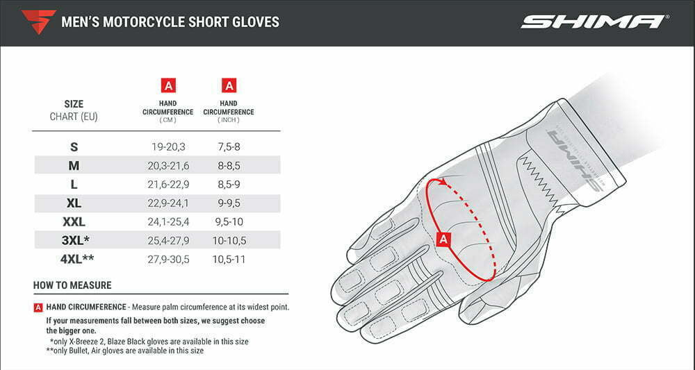 Guantes de shima mc x-breeze 2 gripe