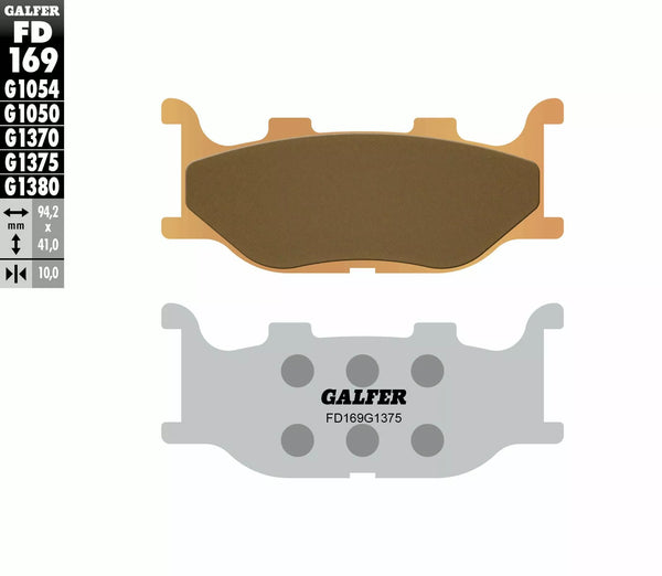 Padena de freno Galfer Sport sinterizado FD169G1375