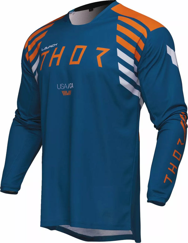 Thor Jersey Launch Zone Blue MD 2910-8238