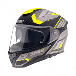 SMK Openable MC Helmet Gullwing Tekker Gray /Gripe