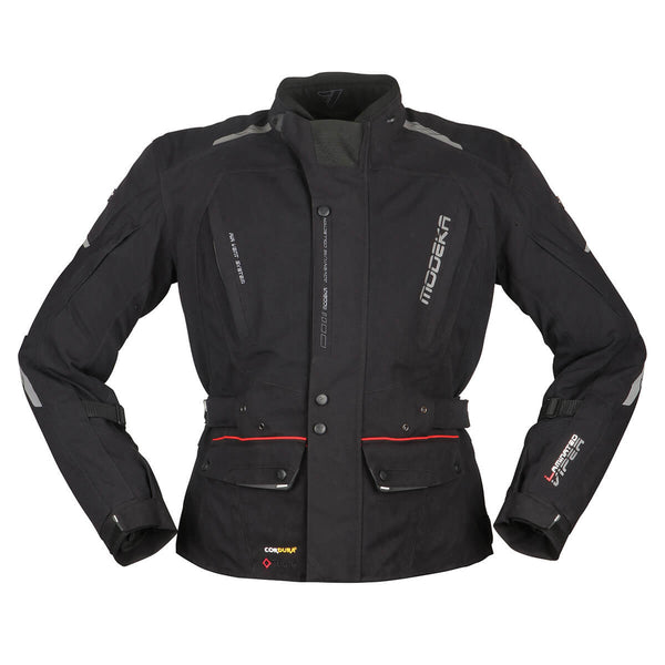 Fedeka Lamined Textil Mc Jacket Viper Black