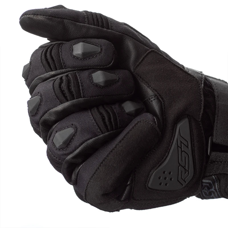 Primeros Guantes MC Guantes X-Raid Black /Mendigo