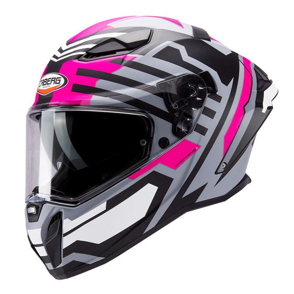 Caberg Integral MC Operación de casco Evo II Horizon Matt Grey /Black /Pink