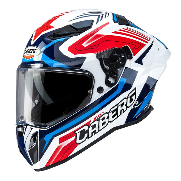 Caberg Integral MC Operación de casco Evo II Jarama White /Red /Blue