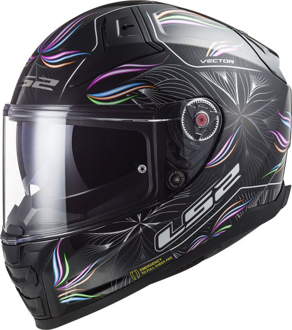 LS2 Integral MC Helmet Vector II Tropical Black /White