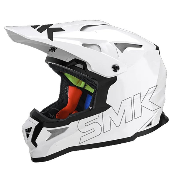 Casco smk alterra blanco