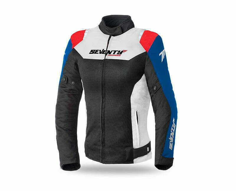 Setenta Dam Textile MC Jacket SD JR50 Negro /Rojo /Azul