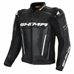 Shima MC-cuero chaqueta Bandit Negro