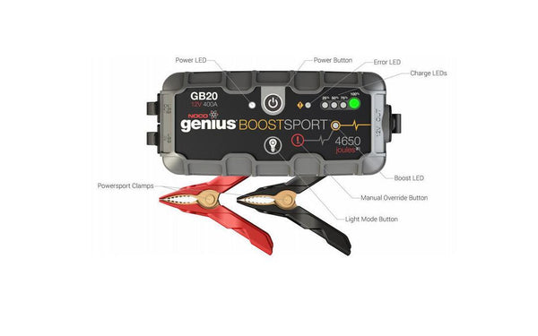 Noco GB20 Battery Booster Genius Boost Sport