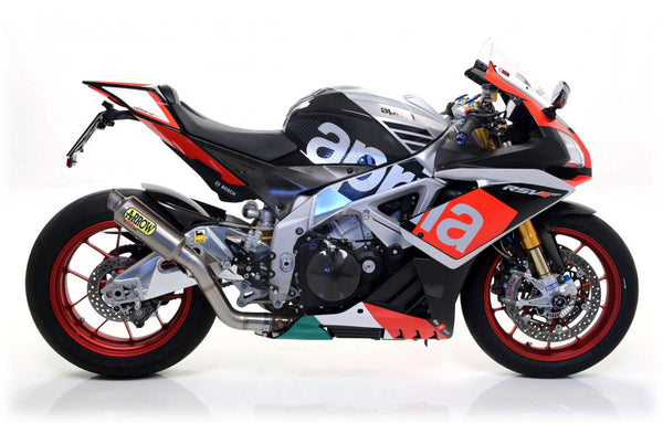 Aprilia RSV4 RR-RSV4 RF 15/16 Homol. Titanium GP2 Silencer+tubería de enlace de acero inoxidable para coleccionistas originales