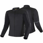 Shima Mc-cuero chaqueta sombra tfl negra