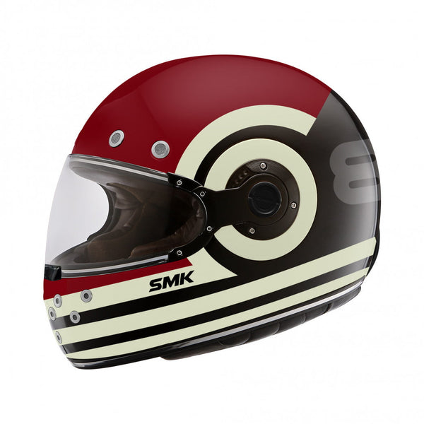 SMK Integral MC Helmet retro Ranko Beggie /rojo
