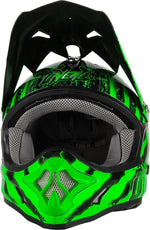 Oneal Cross MC Casco 3 Serie Mercury Black /Green